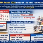 ICMAI CMA Result 2026 expected release date with exam details for Intermediate and Final students