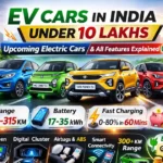 EV Cars in India Under 10 Lakhs