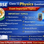 CBSE Class 12 Physics Question Paper 2026