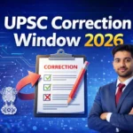 UPSC Correction Window 2026 application form correction update with Indian candidate