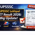 UPSSSC Lekhpal PET Result 2026 announcement