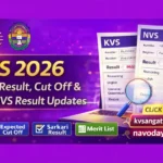 KVS 2026 Tier 1 Result and KVS NVS Result updates with cut details