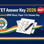 CTET Answer Key 2026 OUT – Download Paper 1 and Paper 2 OMR Sheet at ctet.nic.in