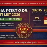 India Post GDS Merit List 2026 - 1st Merit List Released